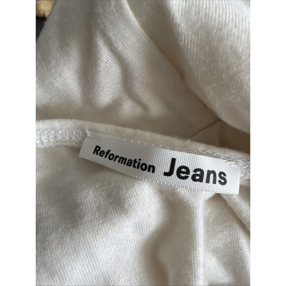 Reformation Jeans Nelly Cream‎ Camisole Tank Top Blouse Medium Cami - Picture 10 of 11